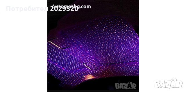 LED светлини за покрив на автомобил, декоративна светлина с USB, цвят Червен, Син , снимка 6 - Аксесоари и консумативи - 28028580