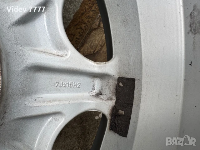 Оригинални алуминиеви джанти за Mercedes 15” 5x112 / W210 / E-Class / Мерцедес, снимка 10 - Гуми и джанти - 50963766