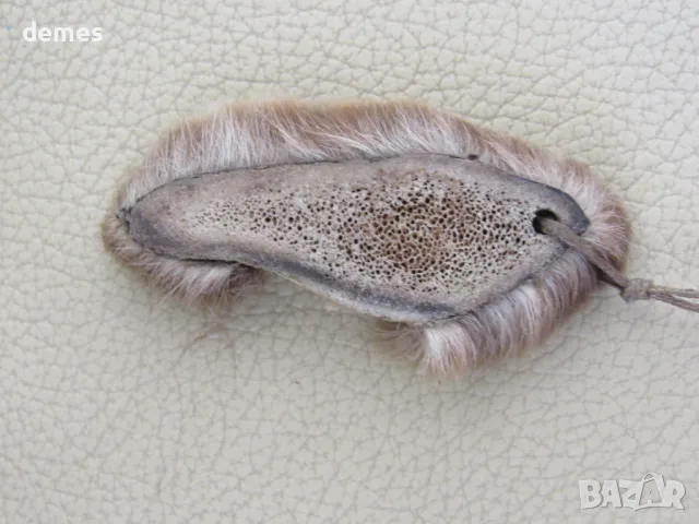 Колие с рог от благороден елен, Монголия, снимка 3 - Колиета, медальони, синджири - 48274189