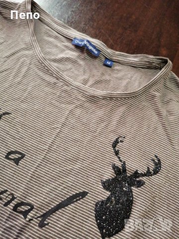 Памучна блуза , снимка 2 - Блузи с дълъг ръкав и пуловери - 33305487