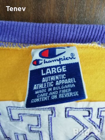LA Lakers Champion Official Shooting Shirt NBA оригинална тениска Лейкърс Los Angeles L 1996/1997, снимка 5 - Тениски - 43209951