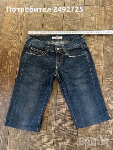 Къси дънки ново FORNARINA, тъмни, снимка 1