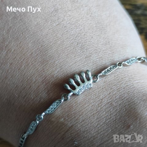 Сребърна гривна (144), снимка 2 - Гривни - 40842877