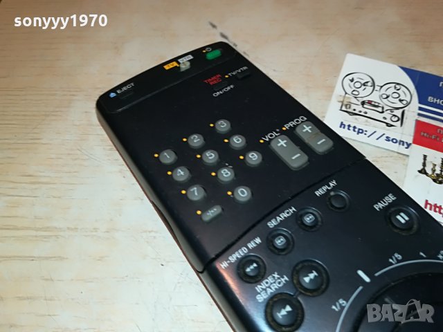 sony rmt-v146e vhs vtr/tv remote germany 1706211401, снимка 8 - Дистанционни - 33247049