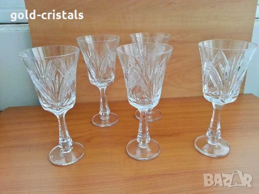 кристални чаши , снимка 6 - Антикварни и старинни предмети - 28429180