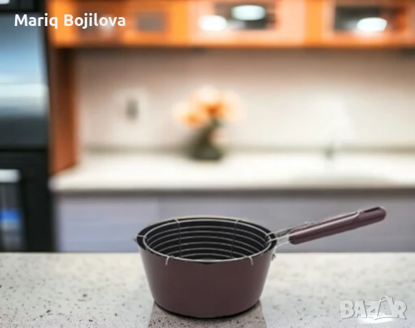 Касерола с кошница Rosberg, 22 см., въглеродна стомана, снимка 1