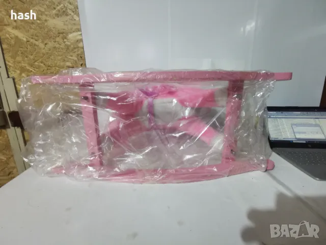 Люлееща се играчка YZS - Еднорог Бела, снимка 3 - Играчки за стая - 48582112