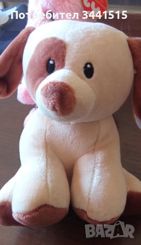 Плюшени играчки еднорог TY Plush Unicorn Pink, Estelle и куче Ty Plush Dog, Bumpkin , снимка 5 - Плюшени играчки - 43774794
