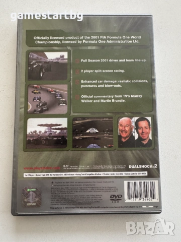 Formula 1 2001 за PS2, снимка 2 - Игри за PlayStation - 53527652