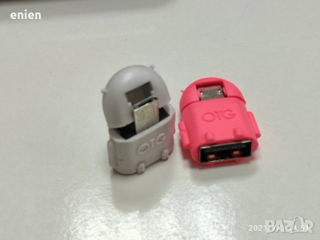 Micro USB Host OTG Adapter - адаптер от microUSB към женско USB за мобилни устройства, снимка 1 - USB кабели - 33409824