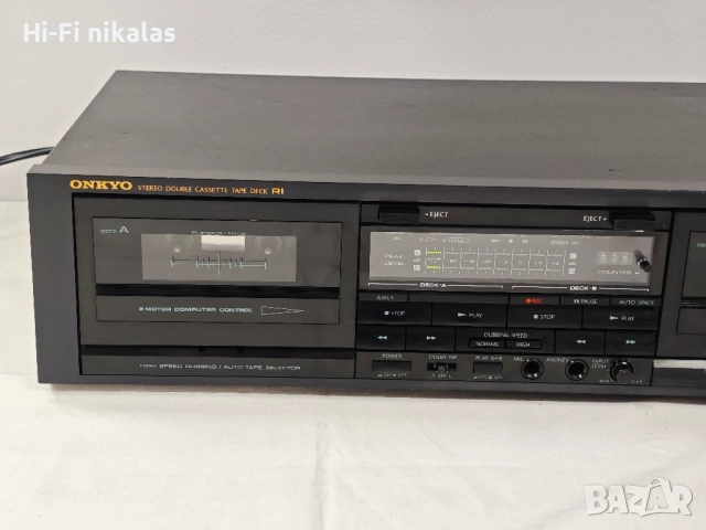 стерео двоен дву касетъчен дек ONKYO R1 TA-W30, снимка 2 - Декове - 51613675