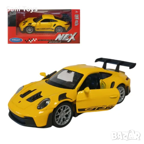 Метална кола Welly NEX - Porsche 911 GT3 RS, 1:34