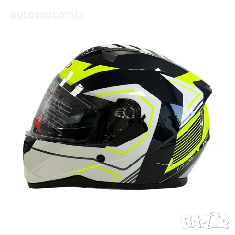Каска за мотор с очила и слюда, 4 размера, снимка 4 - Аксесоари и консумативи - 49448159