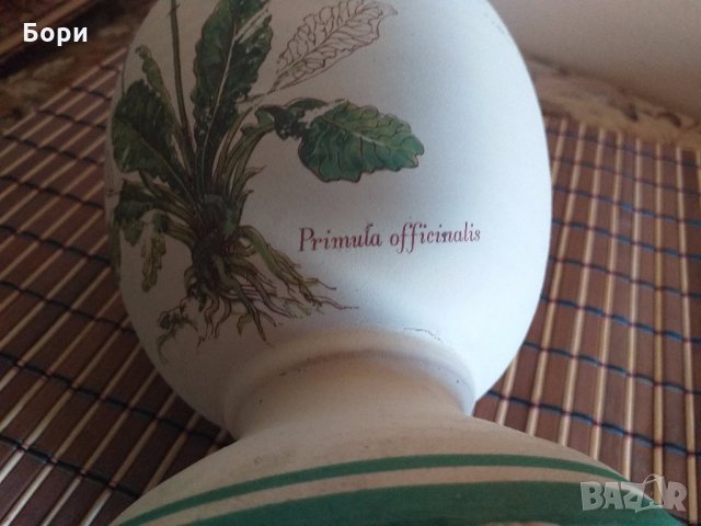 Рисувана керамична ваза, снимка 6 - Вази - 29037840