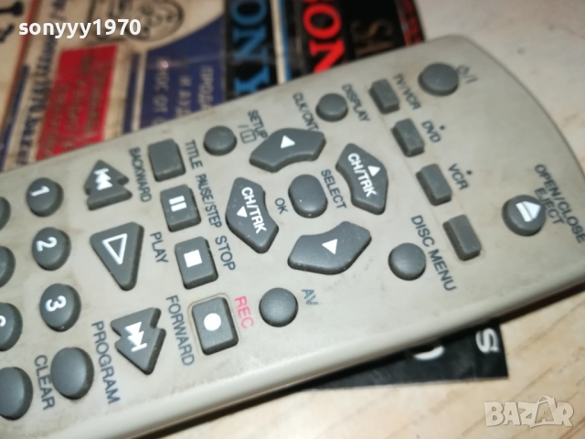 SANYO DVD/VCR COMBO REMOTE-ВНОС SWISS 2811251935, снимка 7 - Дистанционни - 52577725