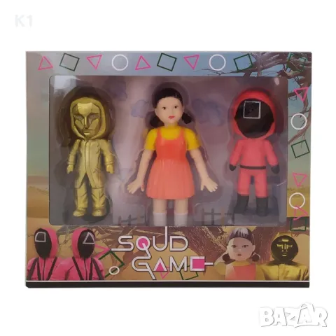 Комплект фигурки Squid Game/игра на Калмари , снимка 2 - Фигурки - 49319723