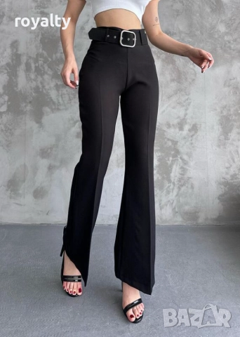 Елегантен дамски панталон с колан, снимка 2 - Други - 52155906