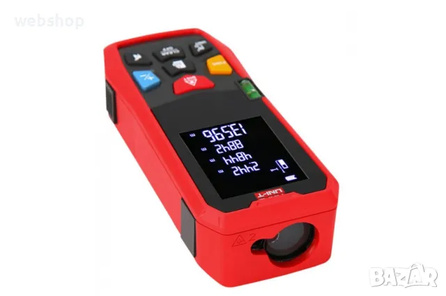 Лазерна ролетка UNI-T до 40 метра + батерия и калъф, снимка 5 - Измервателни инструменти - 48659894