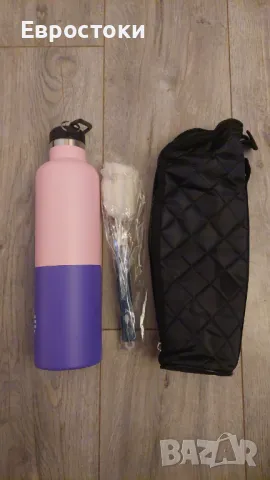 Fjbottle FEIJIAN FJbottle Вакуумно изолирана бутилка за вода от неръждаема стомана 750/1000 мл, снимка 10 - Спортна екипировка - 48654066