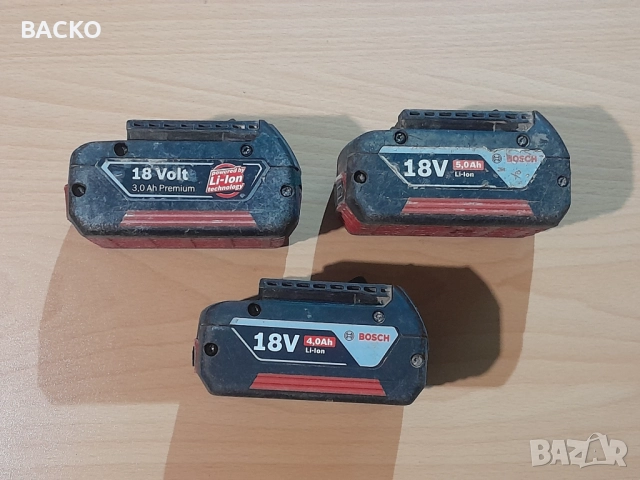 Батерии BOSCH 18V  Li-Ion за рециклиране