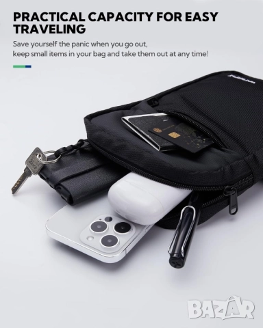 Водоустойчива слинг чанта за през рамо. Мини раница WATERFLY, снимка 6 - Раници - 52384542