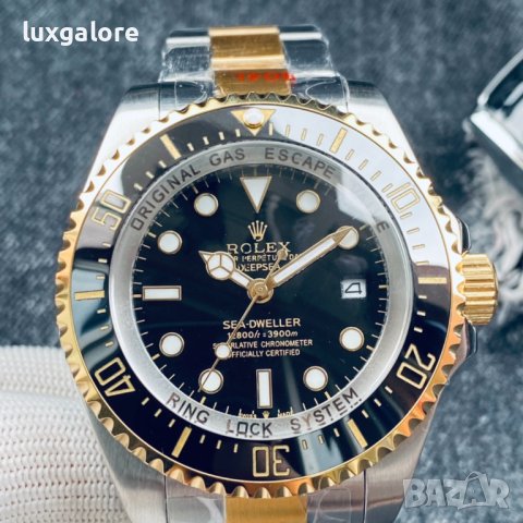 Мъжки часовник Rolex Sea-Dweller Deepsea Gold с автоматичен механизъм, снимка 2 - Мъжки - 43514226