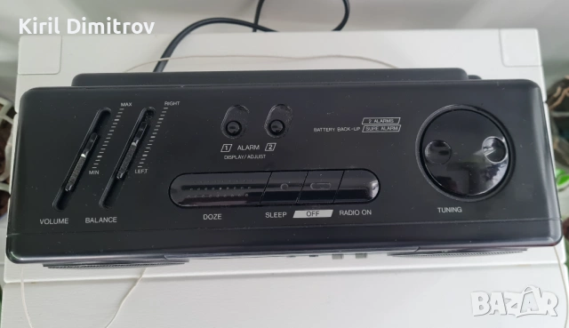 Panasonic RC-X210 – стерео радио с часовник и аларма, снимка 3 - Радиокасетофони, транзистори - 53175092