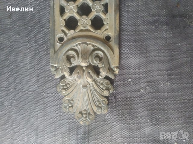 стара бронзова апликация, снимка 3 - Антикварни и старинни предмети - 32827663