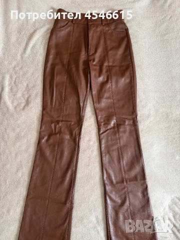 Кожен панталон Zara, снимка 1
