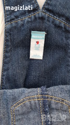 Дънков сукман за бебе 6-12 месеца, снимка 6 - Бебешки гащеризони - 33656393