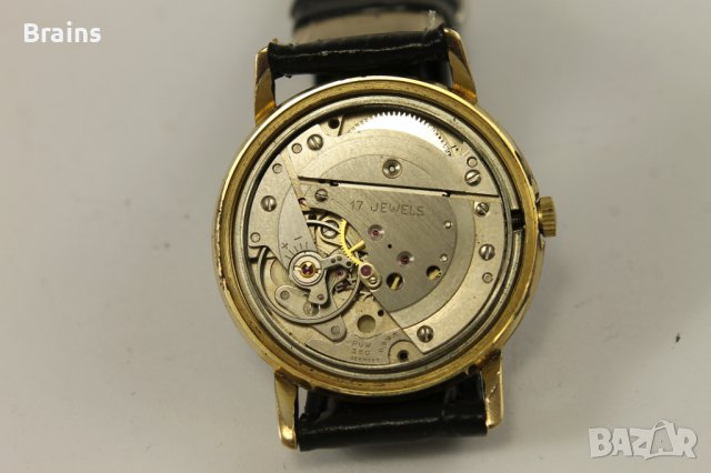 1960's TERRA DKFM. STROBL&CO Позлатен Немски Ръчен Часовник, снимка 8 - Антикварни и старинни предмети - 39222503