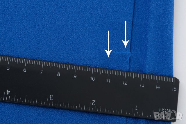 Рокля в синьо марка Foggy - L, снимка 7 - Рокли - 37152521