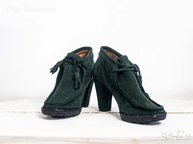 Дамски боти от велур Armando D'Alessandro, снимка 2 - Дамски боти - 49504070