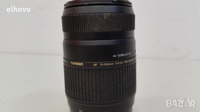 Обектив Tamron AF 70-300mm 1:4-5.6 tele-macro(1:2) ф62 А17, снимка 2 - Обективи и филтри - 27776070
