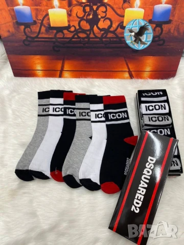 чорапи в кутия  adidas nike off white victorias secret tommy hilfiger gucci fendi balenciaga adidas, снимка 9 - Дамски чорапи - 50776197