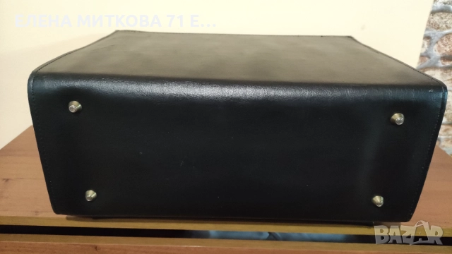 Голям кожен бизнес куфар подсилена конструкция, снимка 12 - Куфари - 52002893