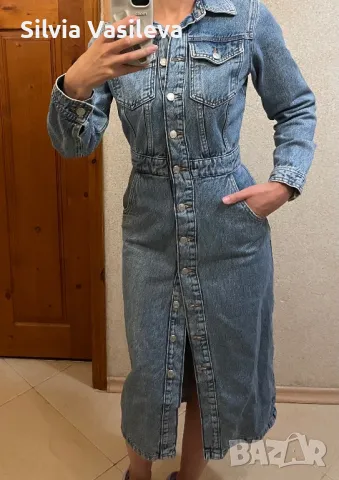Рокля от деним Reserved, снимка 9 - Рокли - 44939438
