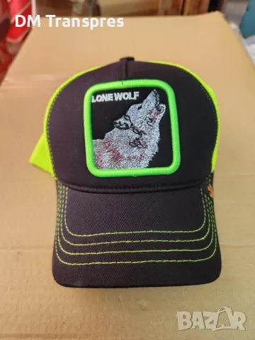 Мъжка шапка с козирка Goorin Bros Eagle 58 черно и жълто, орел