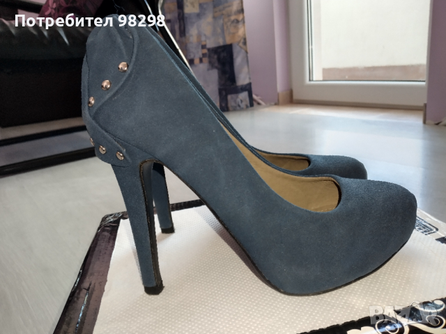 Обувки на висок ток, снимка 3 - Дамски обувки на ток - 36435505