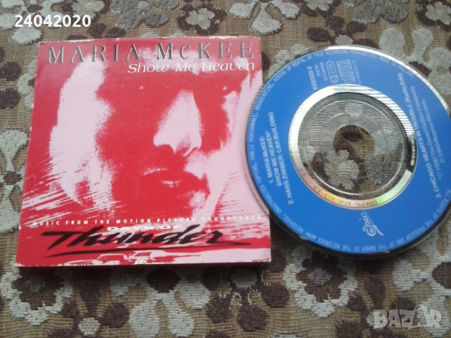 Days Of Thunder Soundtrack - Maria McKee – Show Me Heaven 3"mini CD