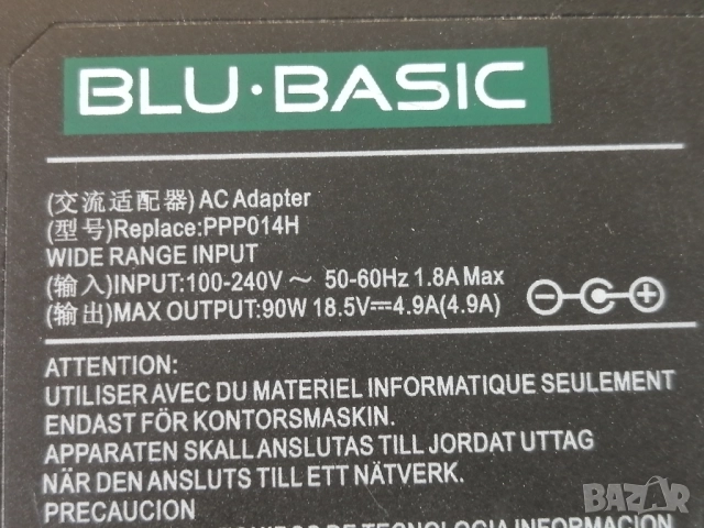 Зарядно за лаптоп HP , 90W, снимка 4 - Части за лаптопи - 52060905