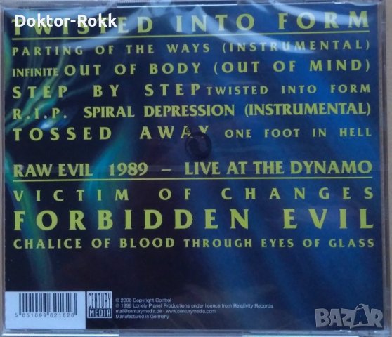 Forbidden - 1990 - Twisted Into Form (2008 Remaster) CD , снимка 2 - CD дискове - 43493084