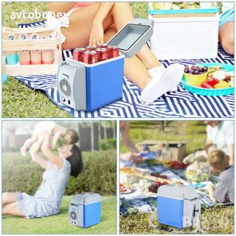 Хладилно барче хладилна чанта 7.5L 12V хладилник за автомобил и излет, снимка 8 - Аксесоари и консумативи - 49370254