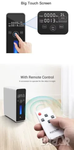 2000ml/m Преносим Кислороден Концентратор Импулснa Кислородна Машина Кислород Генератор Инхалатор, снимка 4 - Други - 48571485