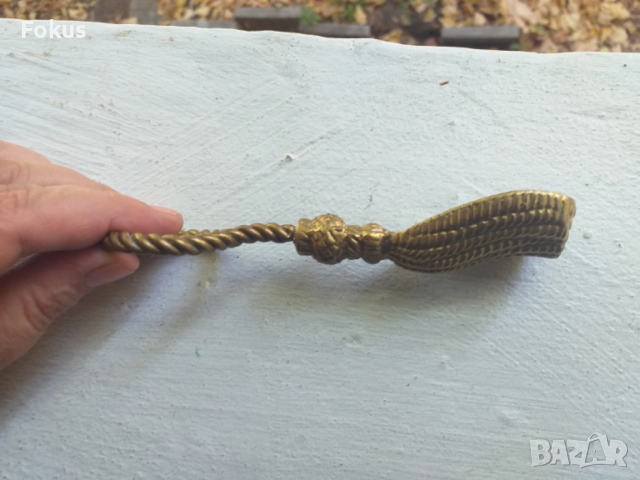 ЛЪЖИЧКА БРОНЗ МЕСИНГ, снимка 5 - Антикварни и старинни предмети - 53517103