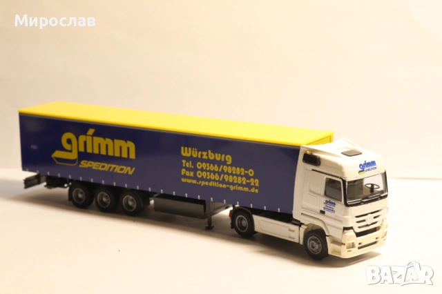 AWM H0 1/87 MERCEDES ACTROS TIR ВЛЕКАЧ КАМИОН МОДЕЛ, снимка 6 - Колекции - 53385358