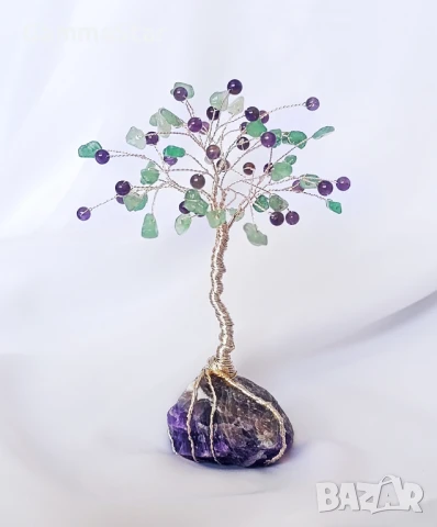 Декоративни дръвчета с минерали/ Идея за подарък, снимка 2 - Изкуствени цветя - 44668631