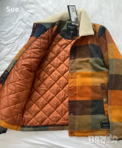 Iriedaily Ново дамско карирано палто XS - S, снимка 2 - Якета - 49790087