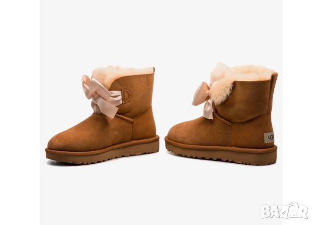 UGG Gita Мини Зимни Ботуши С Панделка номер 40 , снимка 5 - Дамски ботуши - 52577111