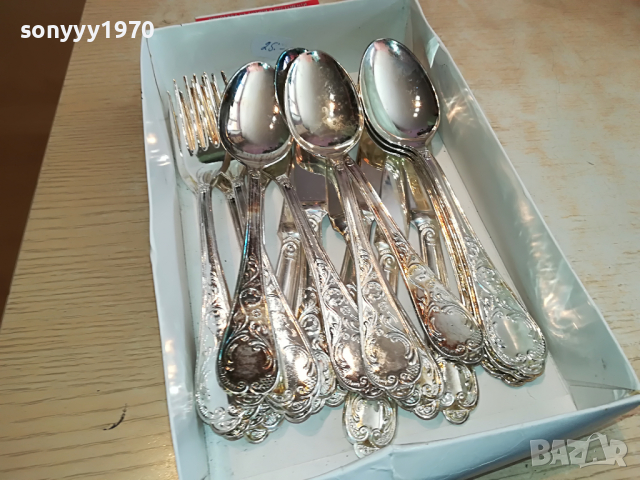 вилици/ножове/лъжици х 6-внос швеция 2504221223, снимка 2 - Антикварни и старинни предмети - 36556038
